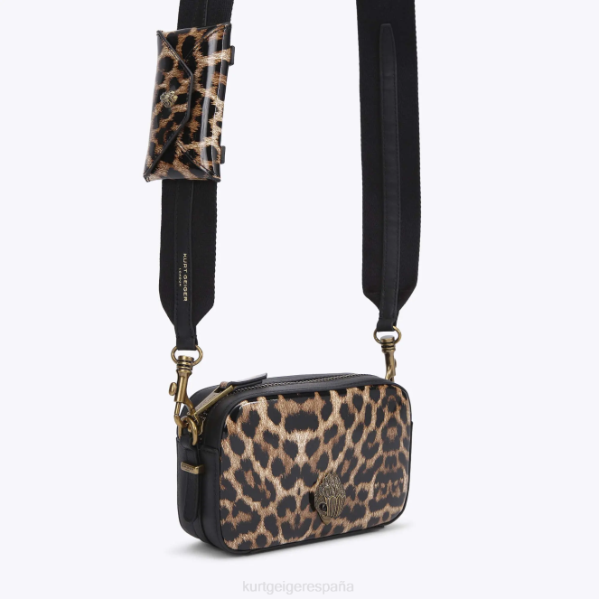 Kurt Geiger mujer bolso para cámara london Shoreditch pequeño 2LPR142 | bolsas marrón medio